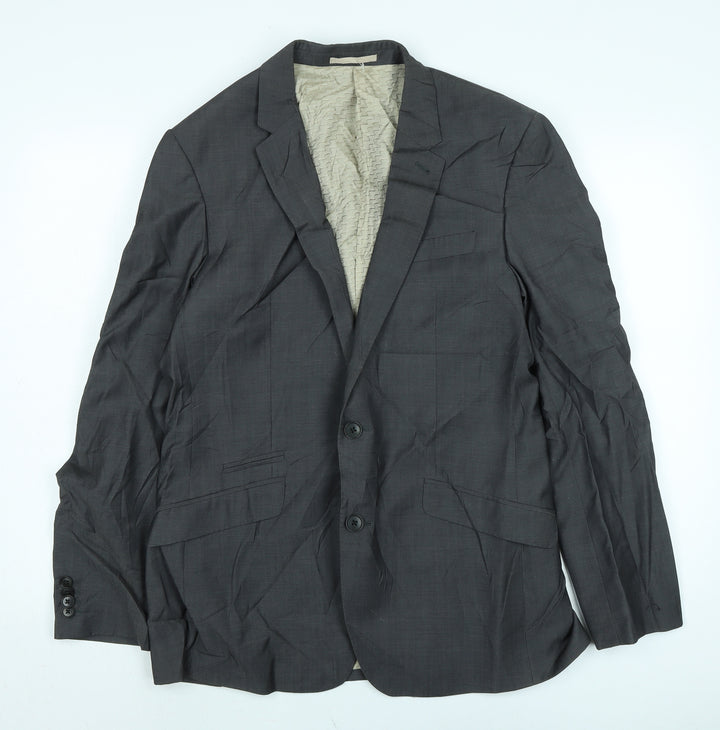 NEXT Mens Green Wool Jacket Suit Jacket Size 40 Regular