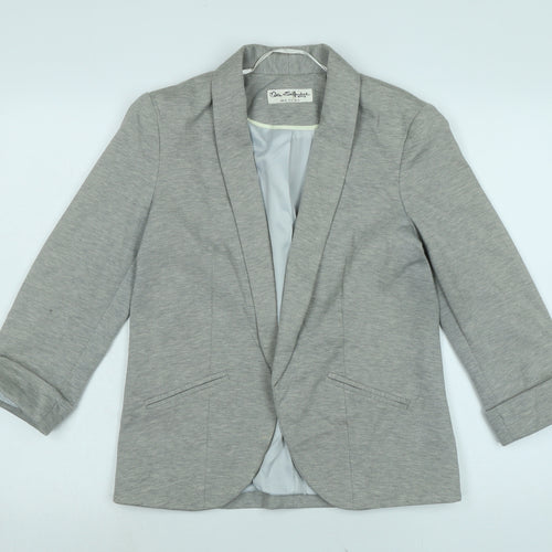 Miss Selfridge Womens Grey Jacket Size 10