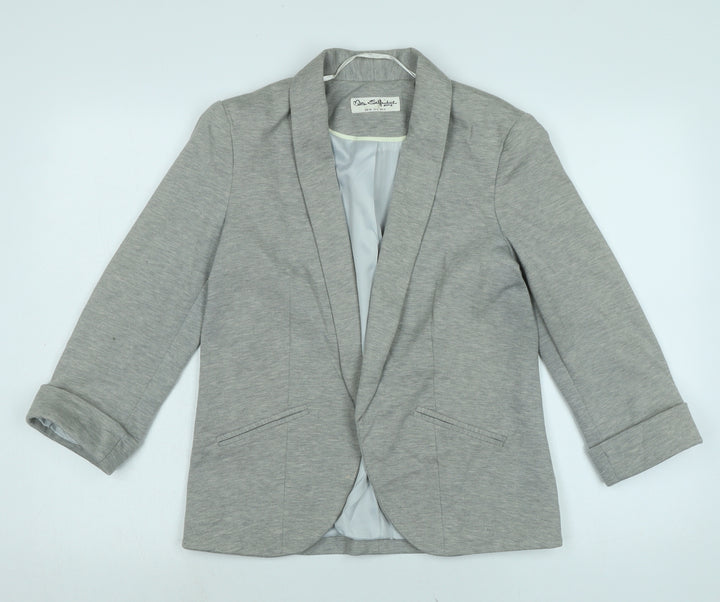 Miss Selfridge Womens Grey Jacket Size 10