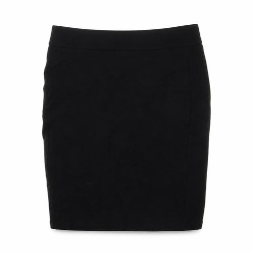 Marks and Spencer Girls Black Polyester Bandage Skirt Size 11-12 Years Regular - waist 25In