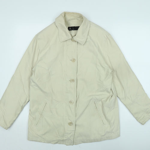 BHS Womens Ivory Jacket Size 12 Button