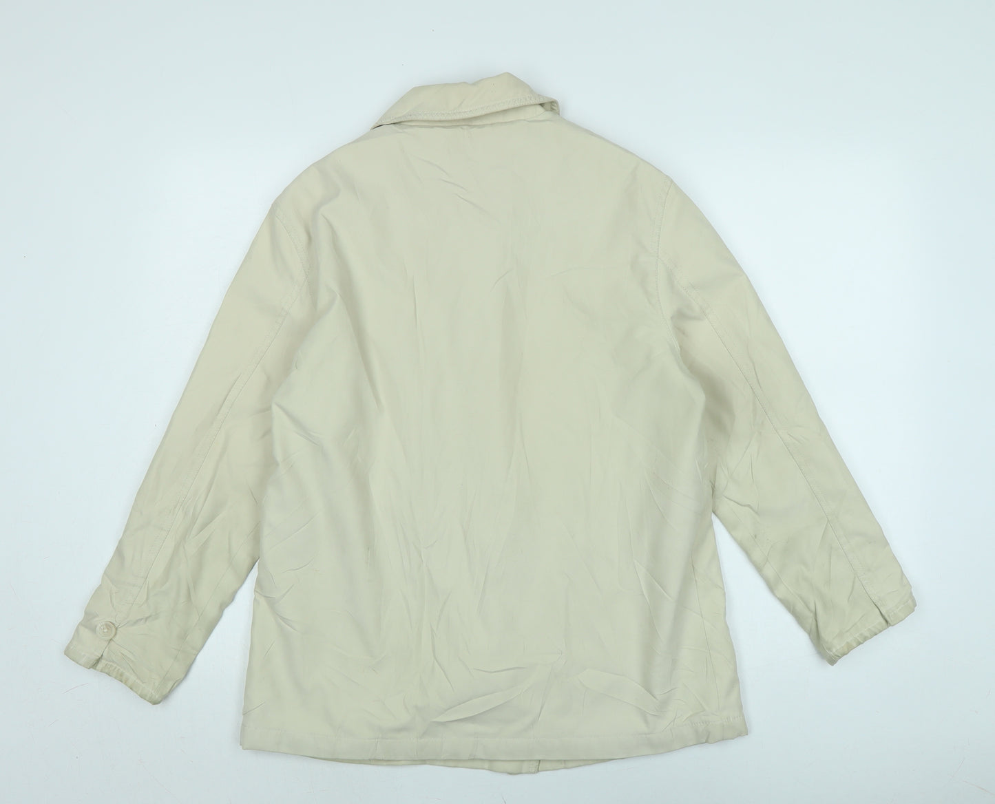 BHS Womens Ivory Jacket Size 12 Button