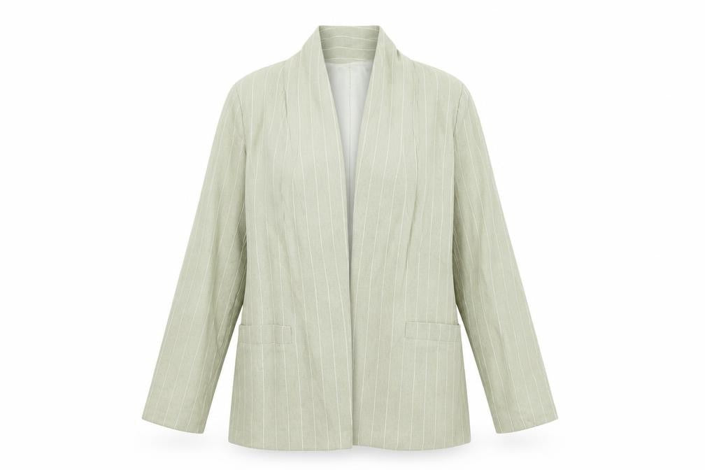 Front view of Tu women’s green jacket, size UK 10