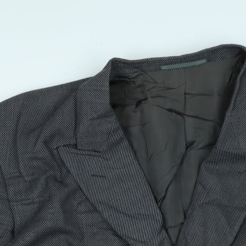 Charles Knight Mens Grey Jacket Size 52 Button