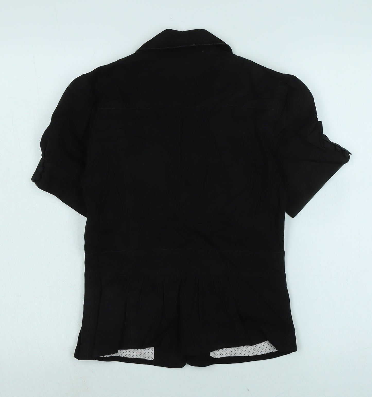 Warehouse Womens Black Jacket Size 10 Button