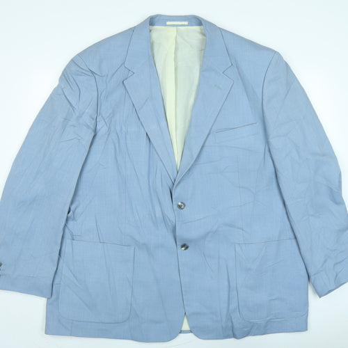 Laurie Hopinks Mens Blue Jacket Size 52 Button