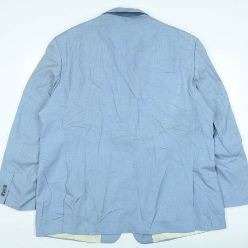 Laurie Hopinks Mens Blue Jacket Size 52 Button