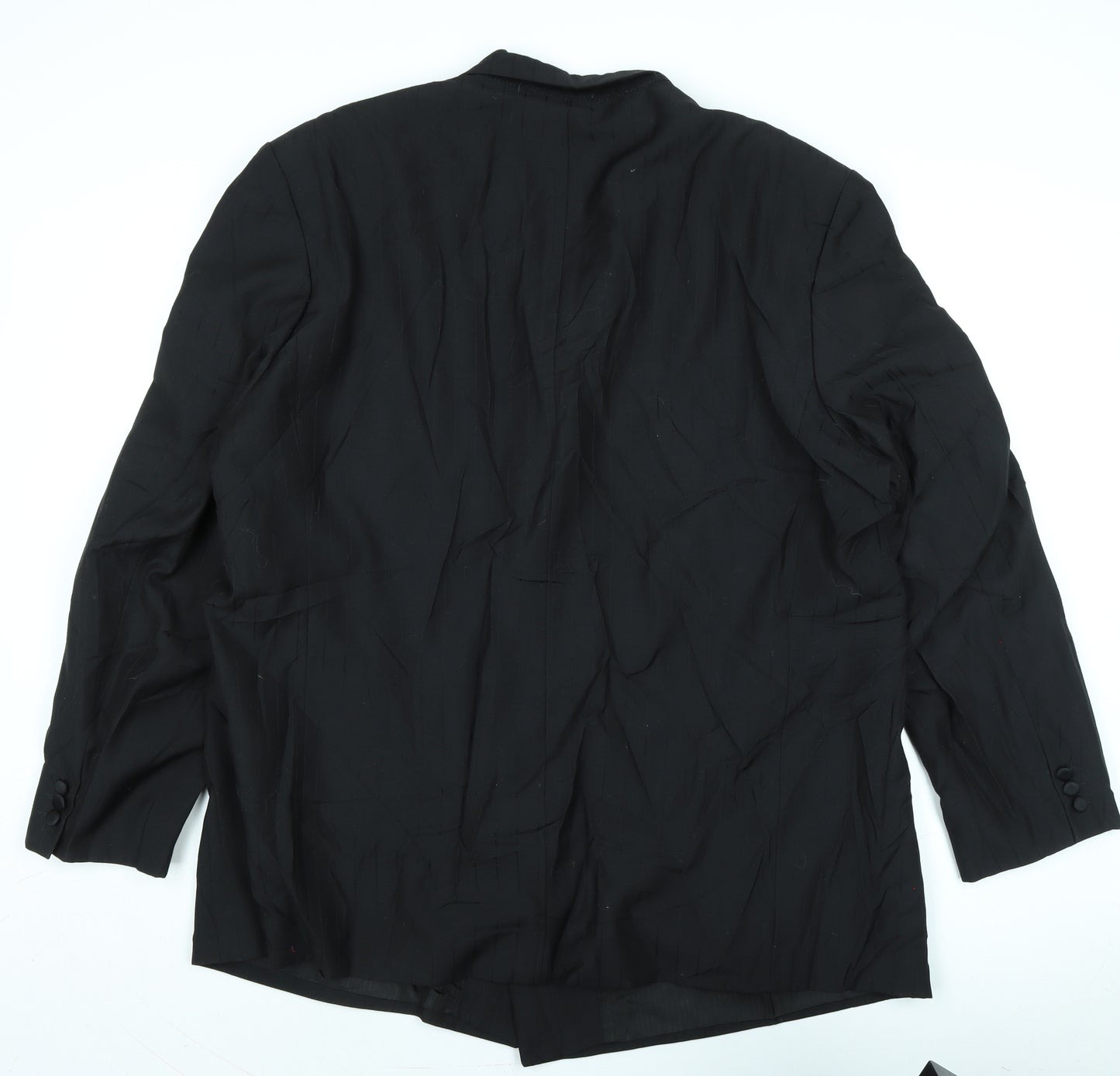 VARTERS Mens Black Wool Tuxedo Suit Jacket Size 34 Regular