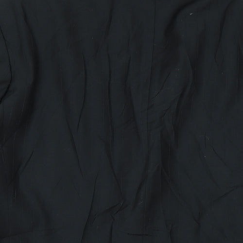 VARTERS Mens Black Wool Tuxedo Suit Jacket Size 34 Regular