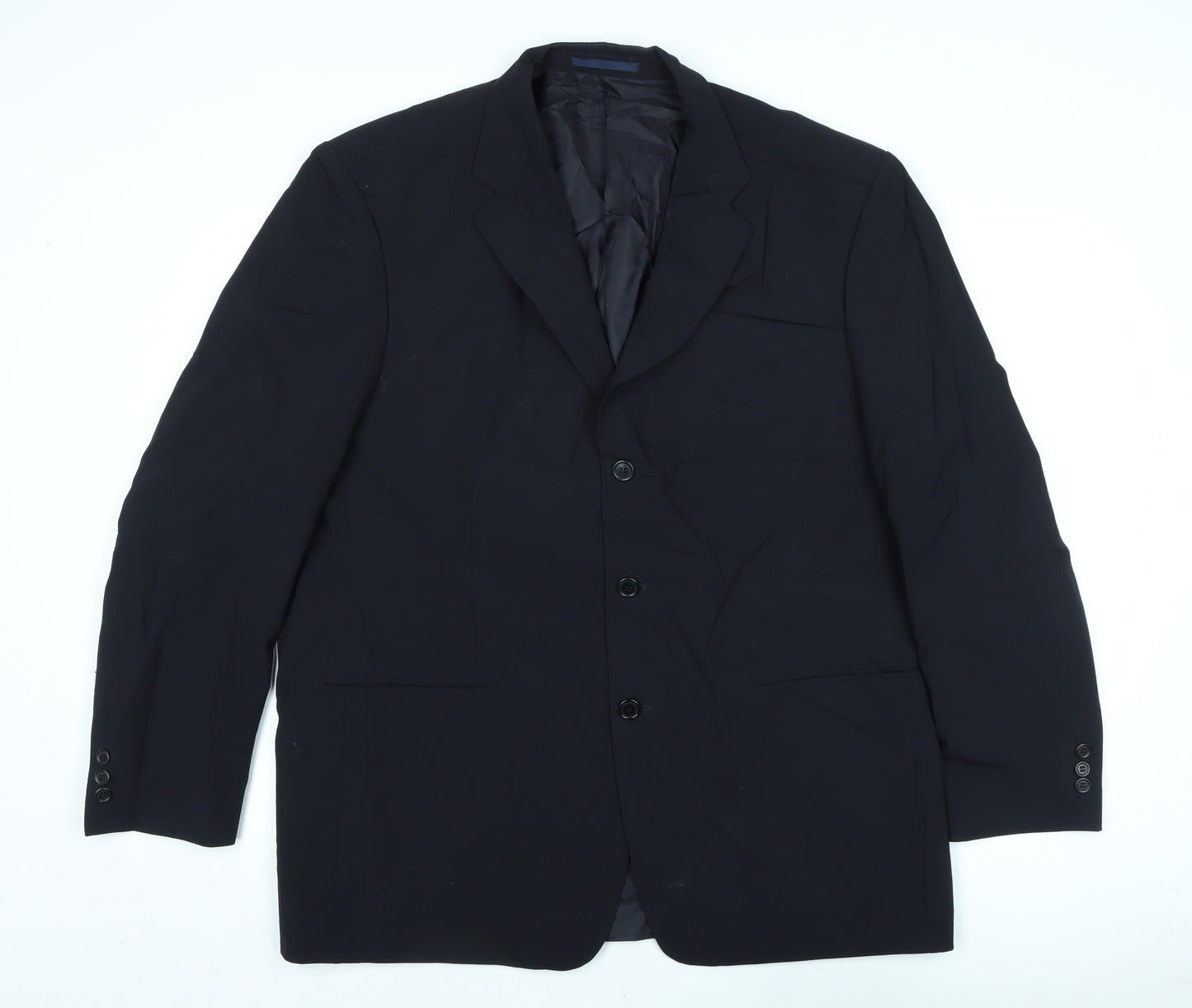 West Brook Mens Blue Wool Jacket Suit Jacket Size 50 Regular