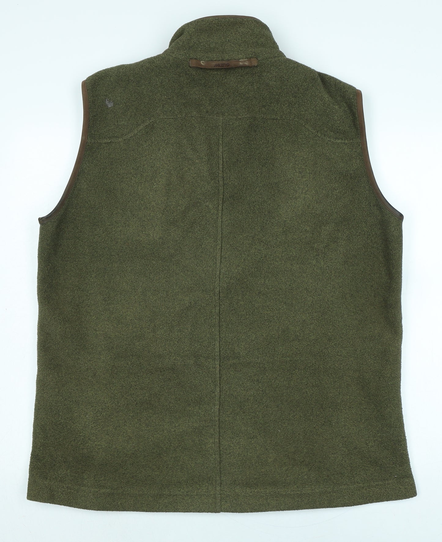 MUSTO Womens Green Gilet Poncho Size L Zip