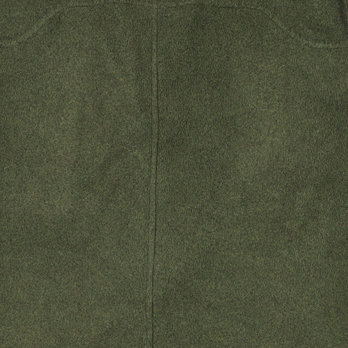 MUSTO Womens Green Gilet Poncho Size L Zip