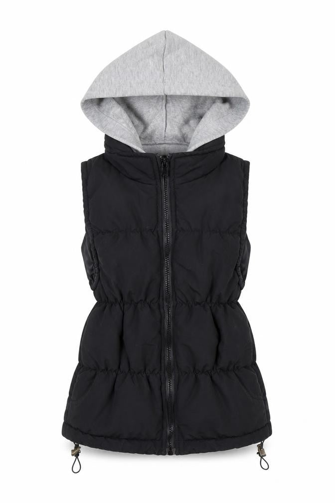 New Look Womens Black Gilet Waistcoat Size 6