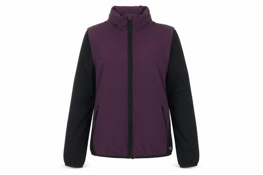 Front view of Marks & Spencer women’s multicoloured herringbone jacket, size UK 10