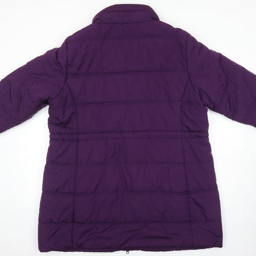 M&S Womens Pink Puffer Jacket Coat Size 22