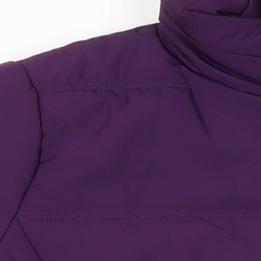 M&S Womens Pink Puffer Jacket Coat Size 22