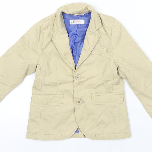 H&M Boys Beige Jacket Blazer Size 3-4 Years