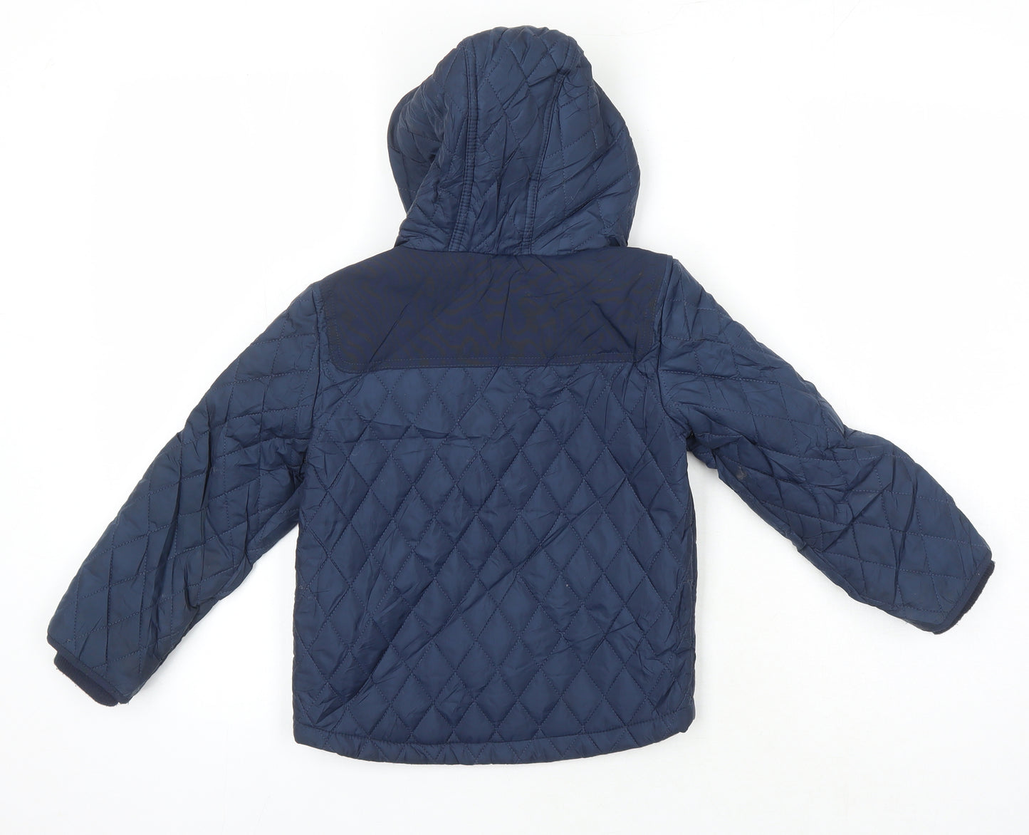 M&S Boys Blue Jacket Coat Size 4-5 Years