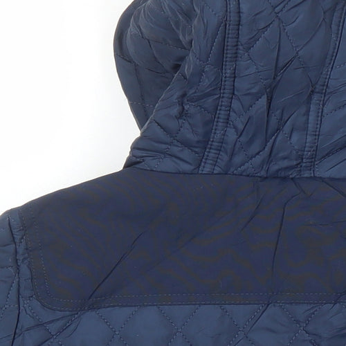 M&S Boys Blue Jacket Coat Size 4-5 Years