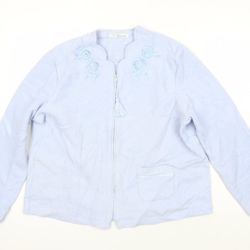 M&S Womens Blue Jacket Size 12