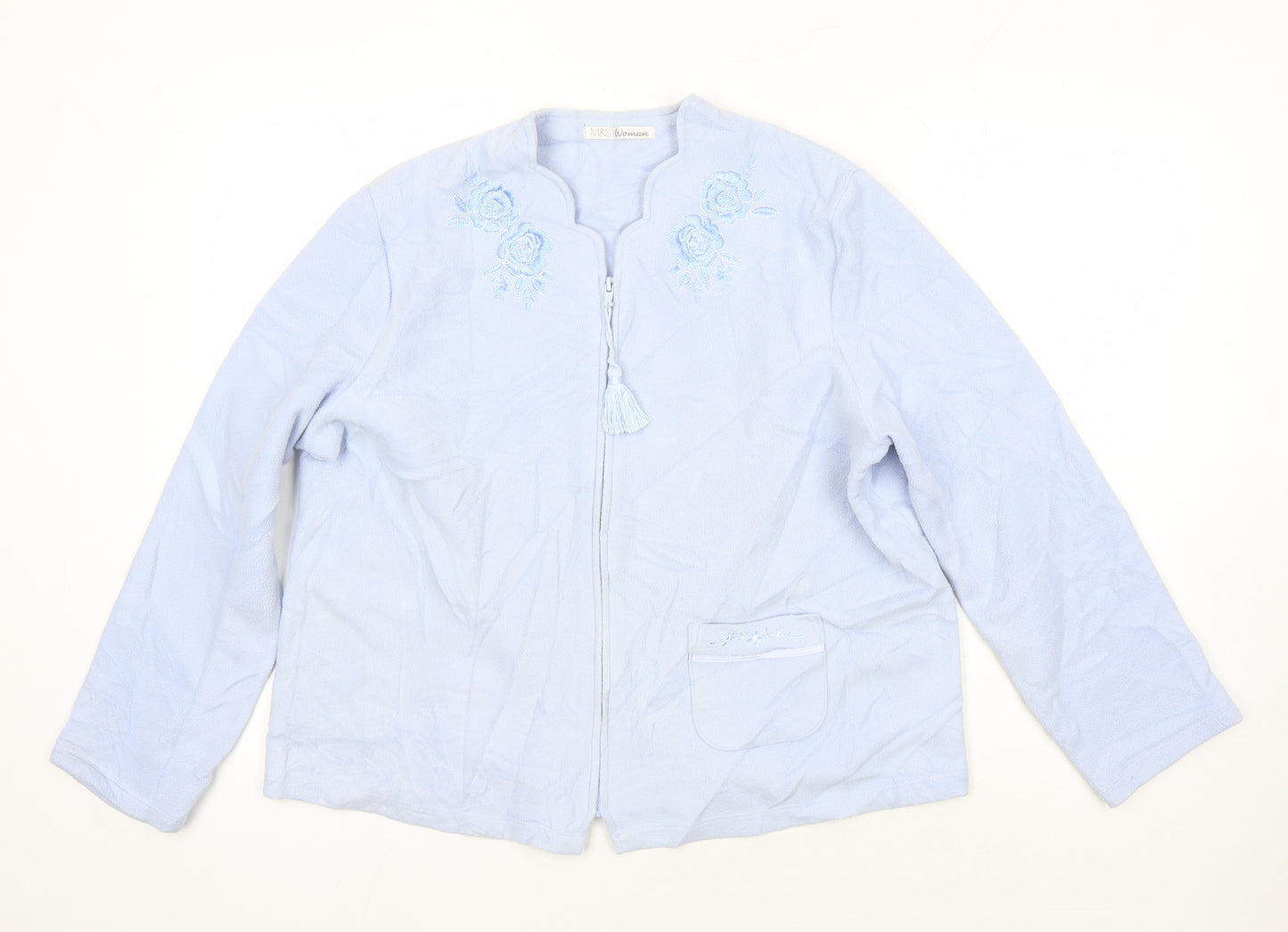 M&S Womens Blue Jacket Size 12