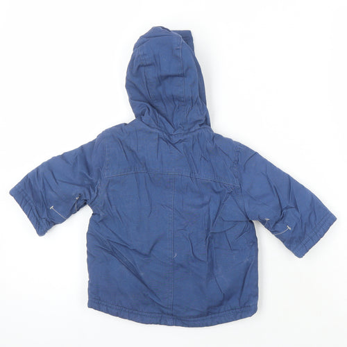 Mothercare Boys Blue Jacket Coat Size 3-6 Months