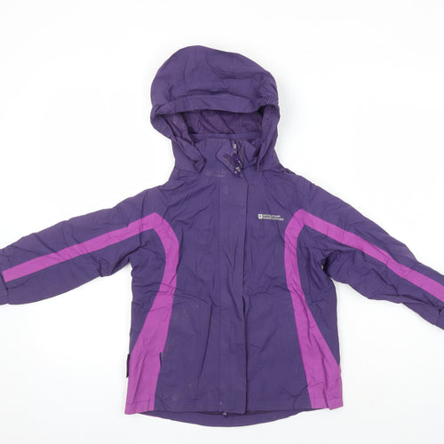 Mountain Warehouse Girls Purple Jacket Coat Size 7-8 Years