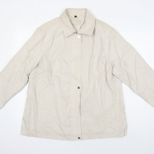 Katherine Hammond Womens Beige Jacket Size 18