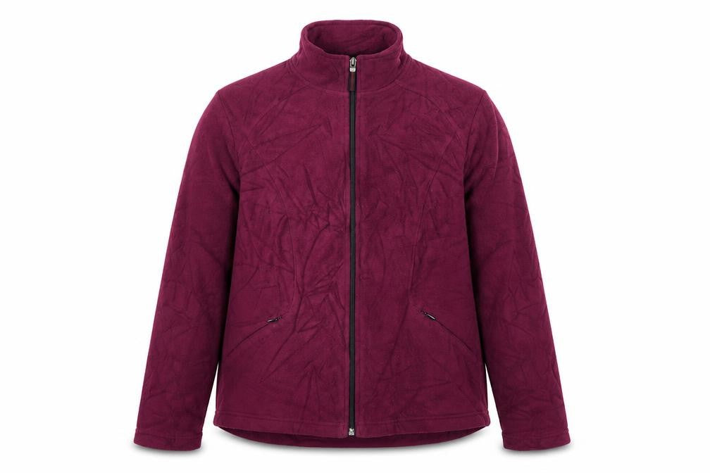 Front view of Marks & Spencer women’s purple jacket, size UK 12