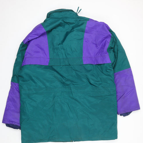 Open Air Clothing Mens Multicoloured Jacket Coat Size L Zip