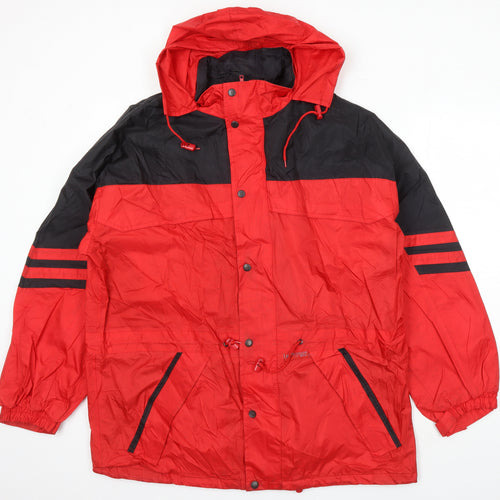 Outdoor wear Mens Multicoloured Jacket Coat Size L Zip