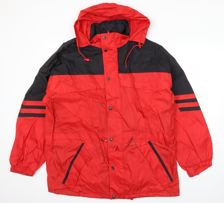 Outdoor wear Mens Multicoloured Jacket Coat Size L Zip