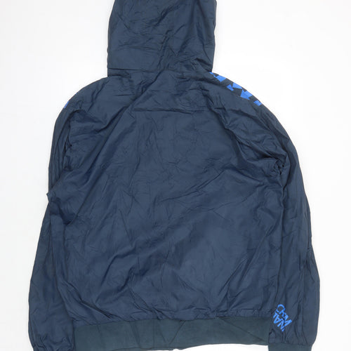 Criminal Mens Blue Jacket Size XL Zip