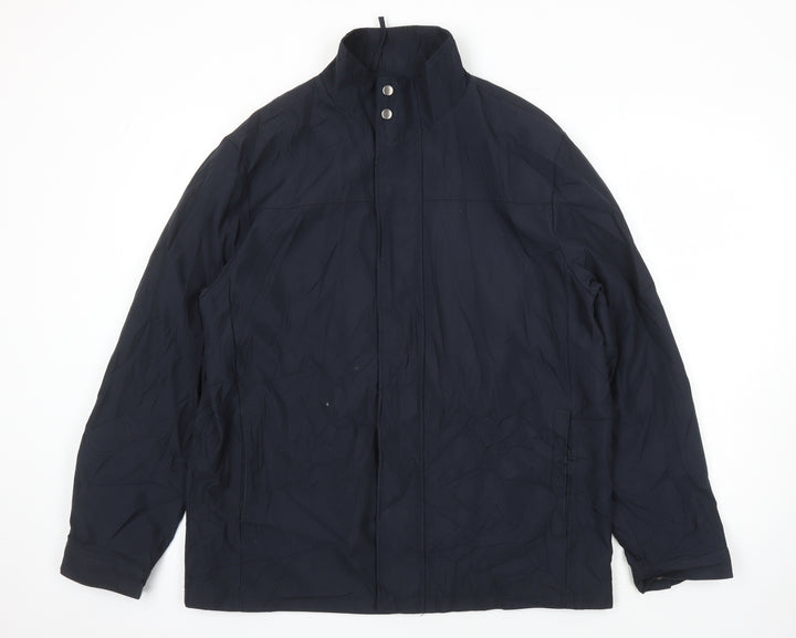 Greenwoods Mens Blue Herringbone Jacket Size M