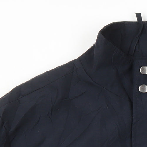 Greenwoods Mens Blue Herringbone Jacket Size M