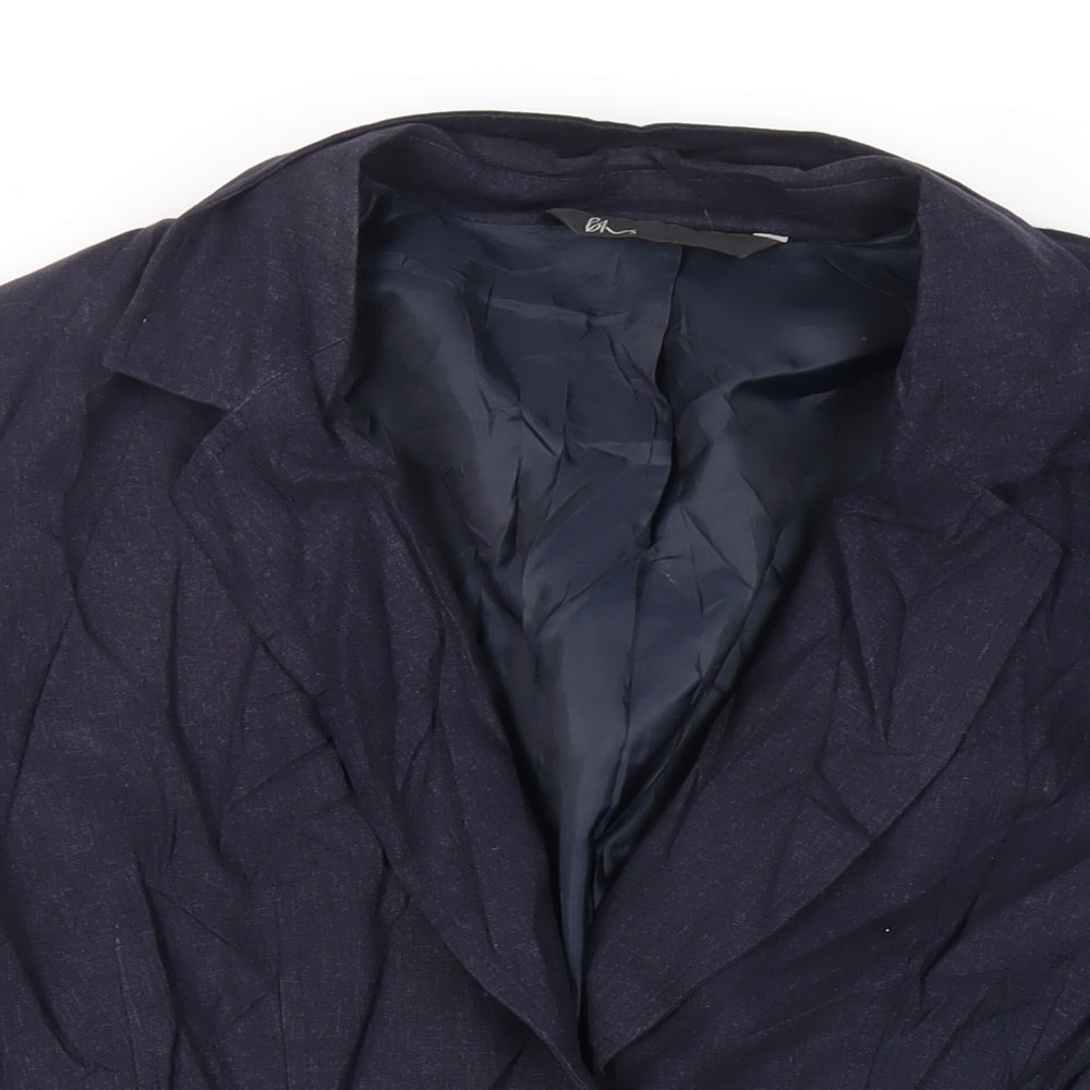 BHS Womens Blue Jacket Blazer Size 18 Button