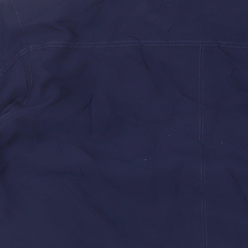 David Barry Womens Blue Jacket Size 20 Button