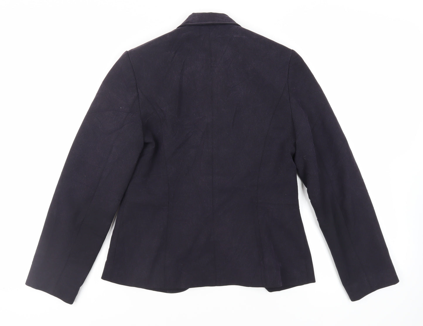 NEXT Womens Blue Jacket Blazer Size 8 Button - Vintage