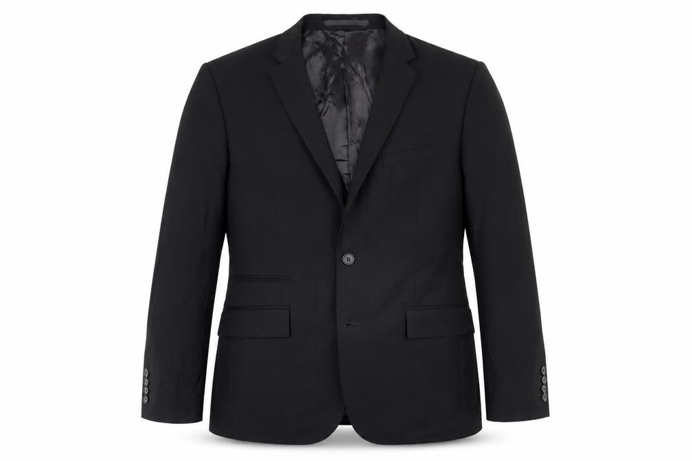 Autograph Mens Black Wool Jacket Suit Jacket Size 40 Regular