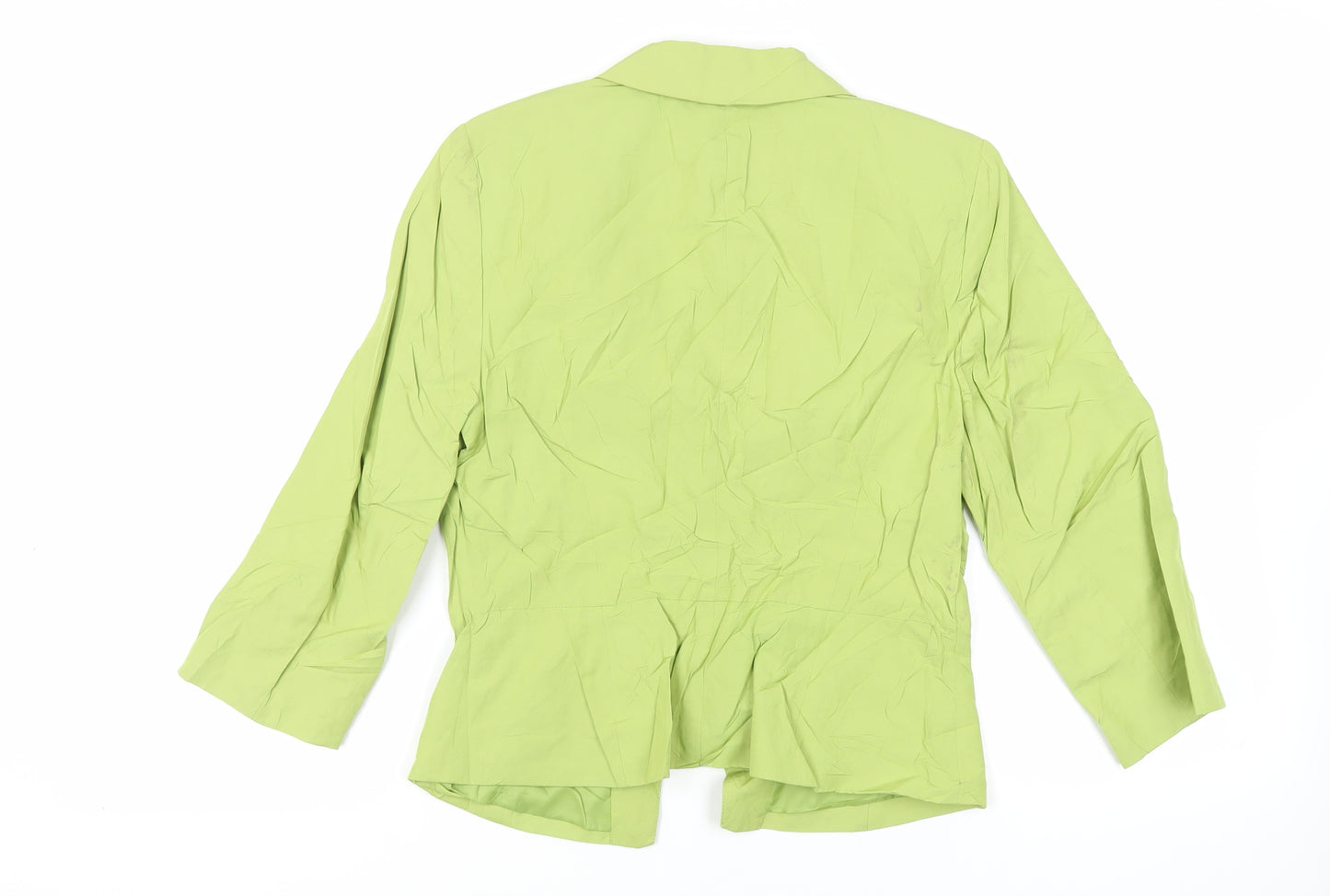 Phase Eight Womens Green Jacket Blazer Size 12 Button