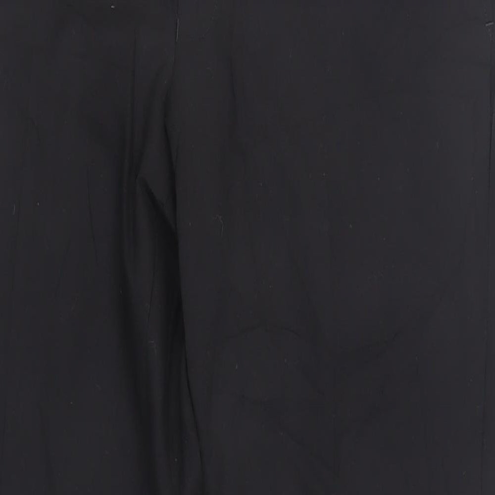 Autograph Mens Black Wool Dress Pants Trousers Size 36 in L31 in Regular Zip