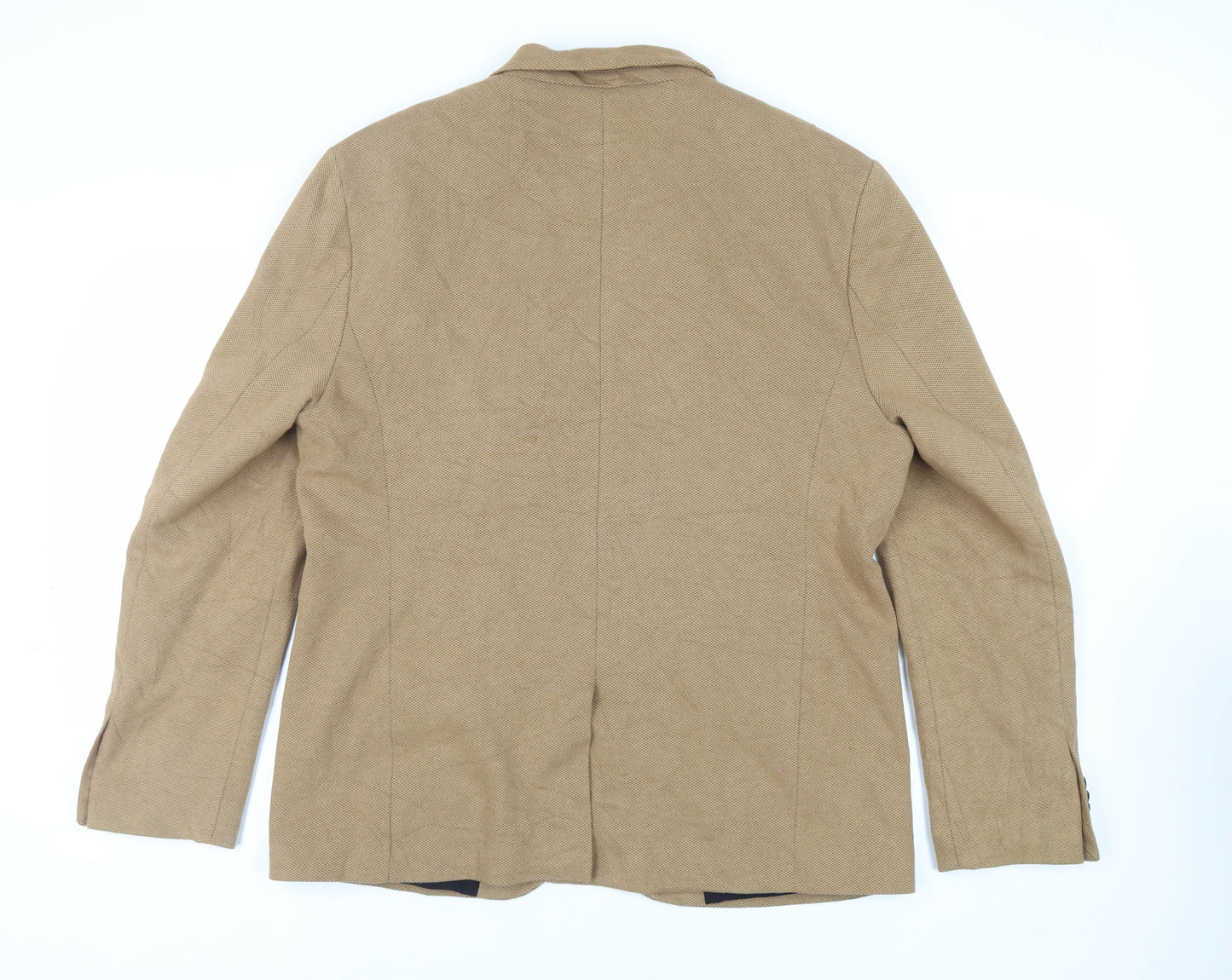 Zara Mens Brown Jacket Blazer Size 2XL Button
