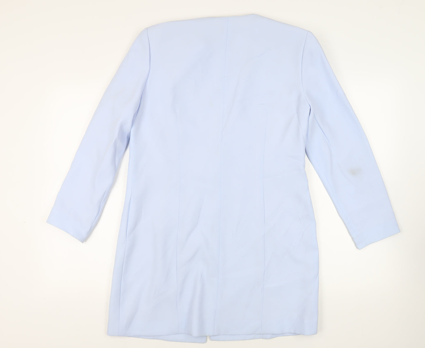 Condici Womens Blue Overcoat Coat Size 16 Button - Embroidered