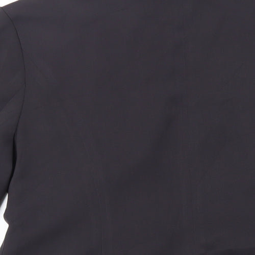 AZVRA Womens Black Jacket Blazer Size 14 Button