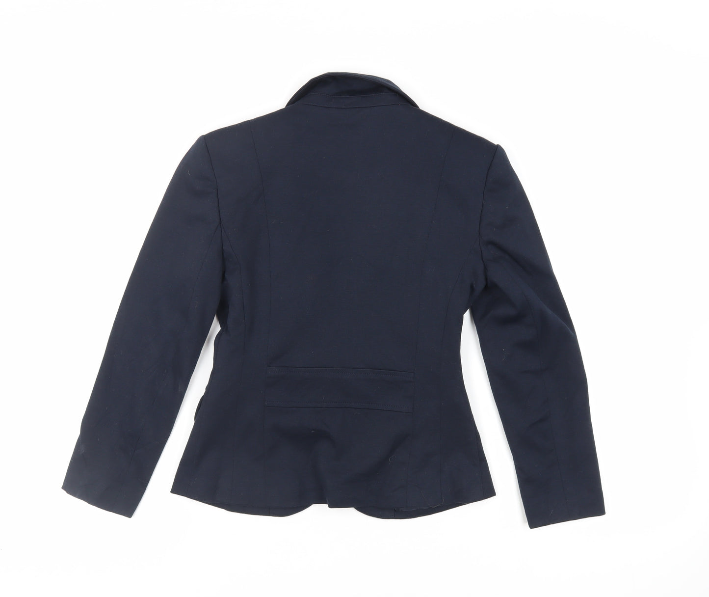 New Look Womens Blue Jacket Blazer Size 6 Button