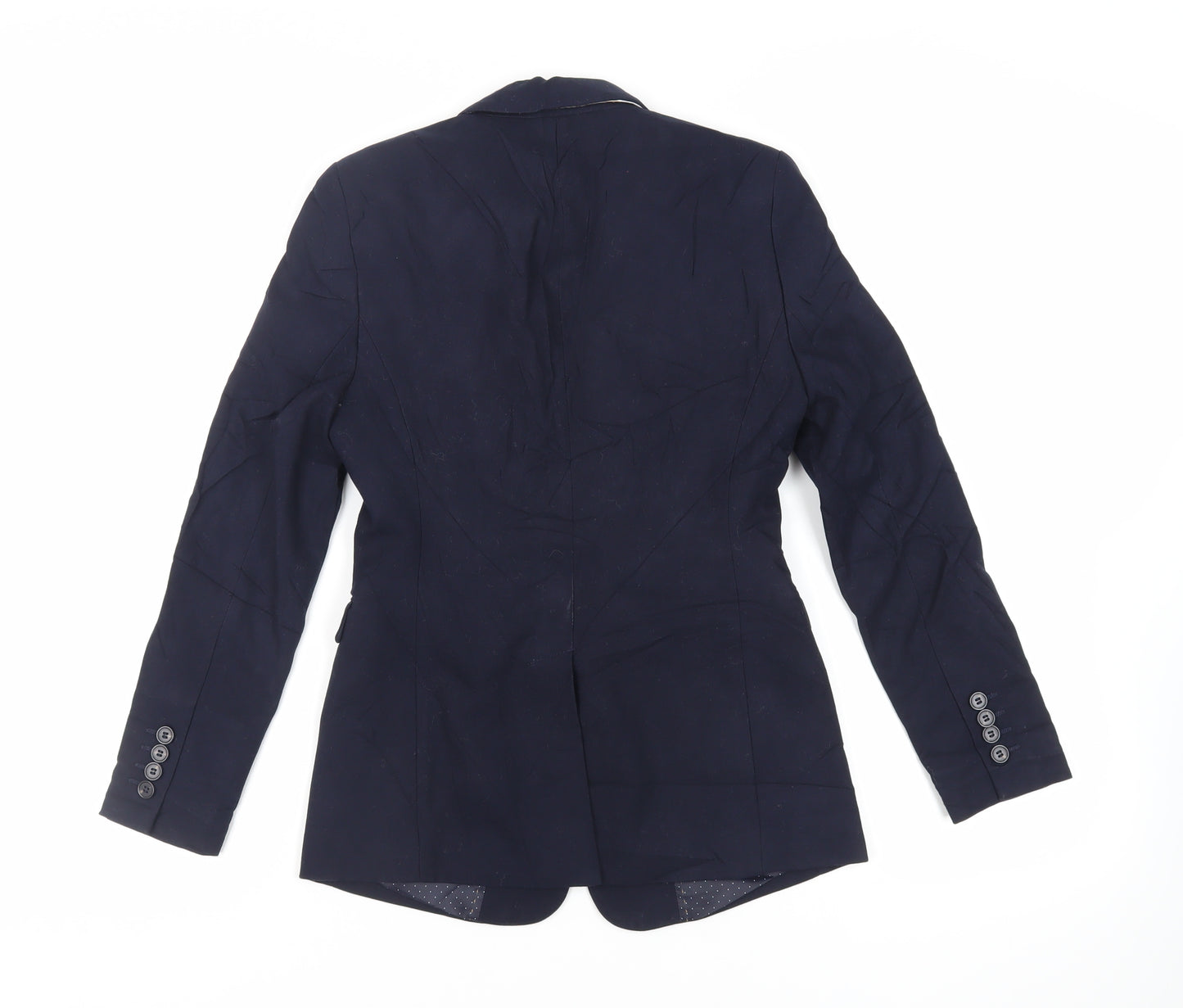 NEXT Womens Blue Jacket Blazer Size 6 Button
