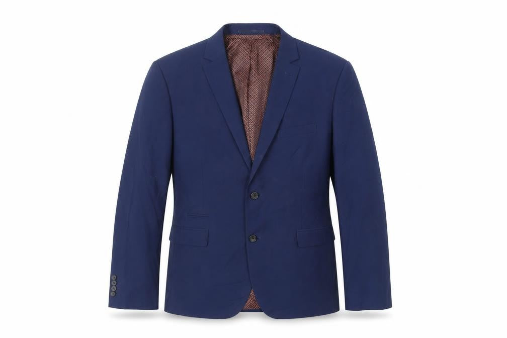 Next Mens Blue Polyester Jacket Suit Jacket Size 46 Regular