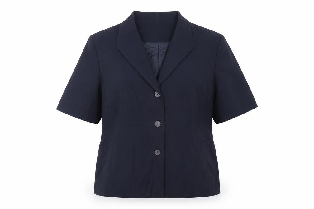 AMARANTO Womens Blue Jacket Blazer Size 18 Button