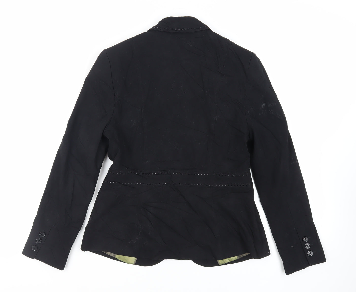 NEXT Womens Black Jacket Blazer Size 10 Button