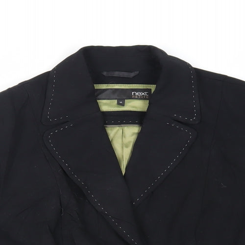 NEXT Womens Black Jacket Blazer Size 10 Button